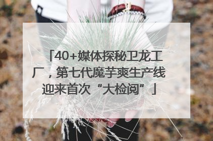 40+媒体探秘卫龙工厂，第七代魔芋爽生产线迎来首次“大检阅”